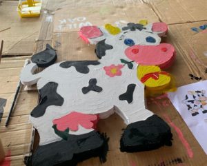 Painted cow